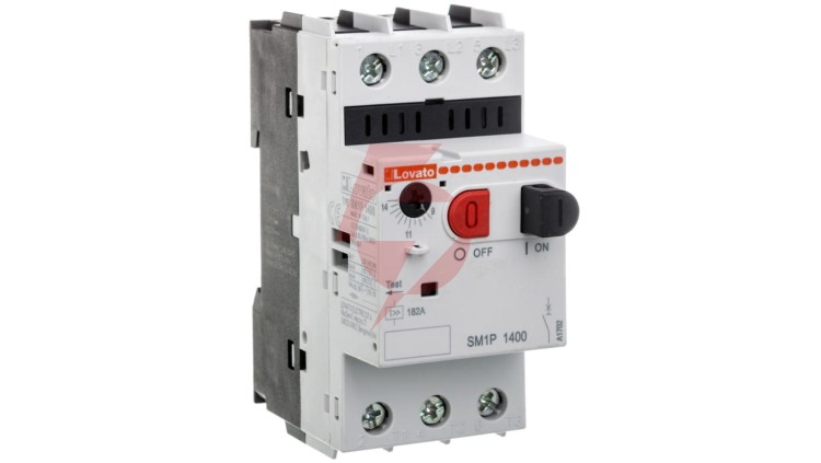 Wyłącznik silnikowy SM1P1400 z przyciskami 9-14A 25kA 400V SM1P1400