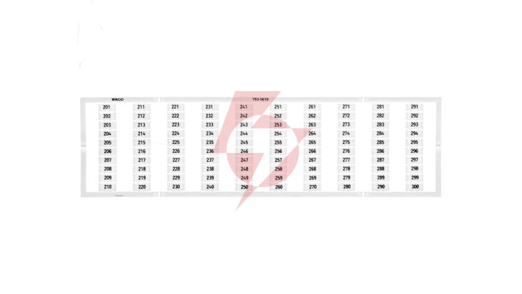 Oznaczniki WMB 1x 201-300 793-5610 /5szt./
