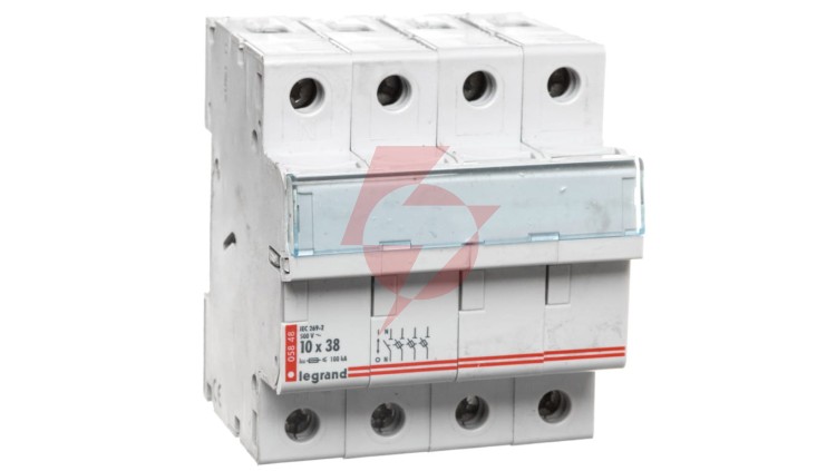 Rozłącznik bezpiecznikowy cylindryczny 3P+N 10x38mm RB348 005848