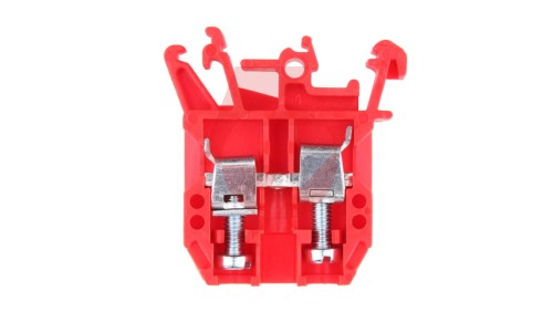 Złączka szynowa 2-przewodowa 10 mm2 czerwony ZUG-G10 A11-0207