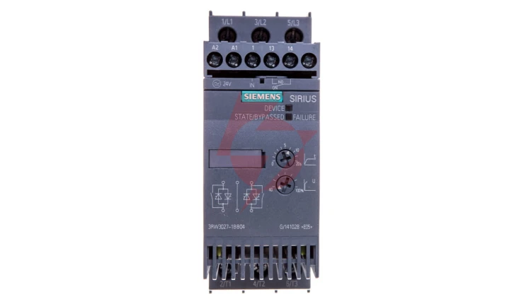 Softstart 3-fazowy 200-480VAC 32A 15kW/400V Uc=24V AC/DC S0 3RW3027-1BB04