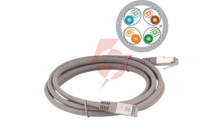Patch-cord S/FTP kat.6A LSOH 1.0m szary KKS6ASZA1.0