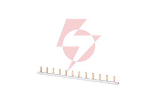 Szyna łączeniowa 1P styk 10mm2 sztyftowadla Wyłączników 1P ze stykiem dodatkowym 37x (1P+styk) do cięcia (brak zaślepek w komple