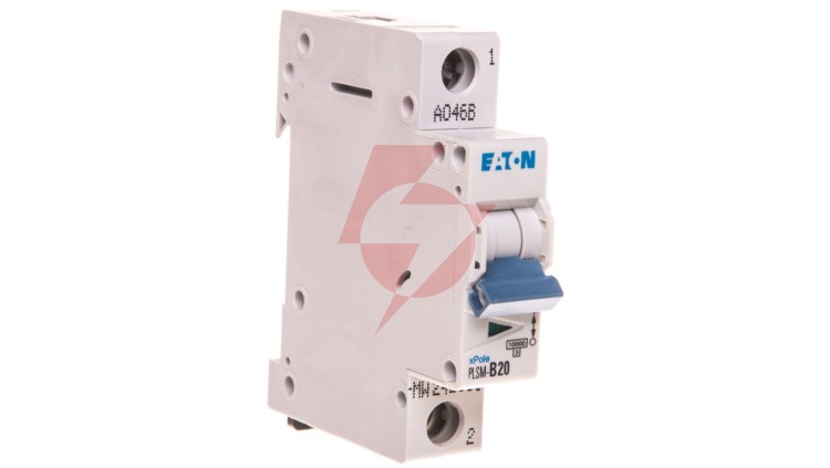Wyłącznik nadprądowy 1P B 20A 10kA AC PLSM-B20-MW 242181