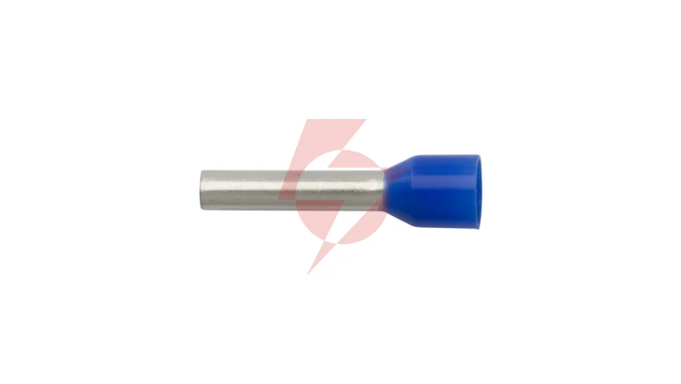 Końcówka tulejkowa izolowana TI 2,5mm2/12mm niebieska cynowana TI2,5L12 /100szt./