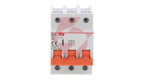 Wyłącznik nadprądowy 3P B 63A 6kA AC BKN 06130078R0