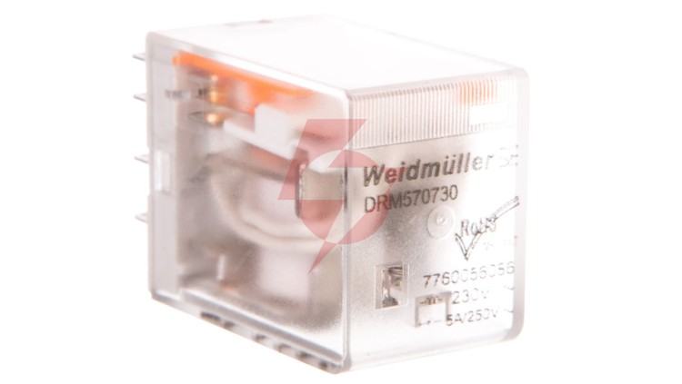 Przekaźnik przemysłowy 4P 5A 230V AC DRM570730 7760056086