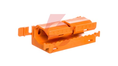 Adapter montażowy pomarańczowy DIN 35mm 222-500 /10szt./