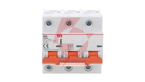 Wyłącznik nadprądowy 3P D 125A 10kA AC BKH 06110352R0