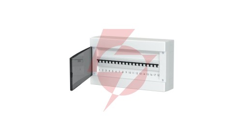 Rozdzielnica modułowa natynkowa plastikowa 1x18 IP40 C.1318-P