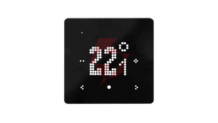 Regulator temperatury dotykowy LED Wi-Fi Supla GKW-01 czarny SPL10000013
