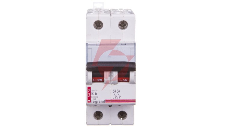 Wyłącznik nadprądowy 2P B 6A 10kA AC S312 TX3 404109