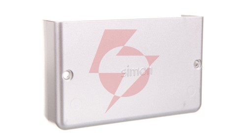 Simon Connect Zakończenie kanału kablowego Cabloplus ALU 90x55mm anodyzowane aluminium TKA905502