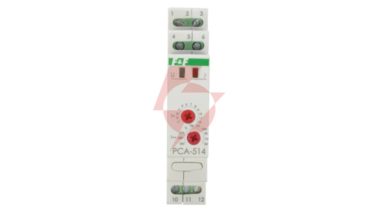Przekaźnik czasowy 1P 10A 0,1sek-576h 230V AC, 24V AC/DC opóźnione wyłaczenie PCA-514DUO