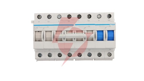 Przełącznik modułowy zasilania I-0-II (sieć-agregat) 63A 4P SF463