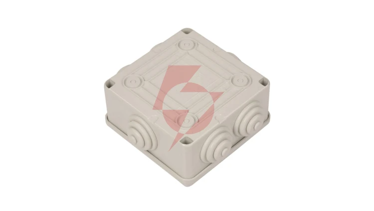 Puszka n/t 100x100x50 tworzywo IP55 szara GW44004