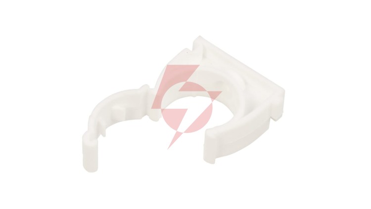 Uchwyt zamknięty do rur gładkich UZ 28 biały 68046 /100szt./