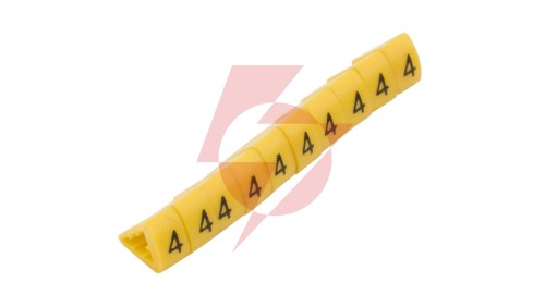 Oznacznik przewodów OZ-2/4 żółty E04ZP-01020400500 /100szt./