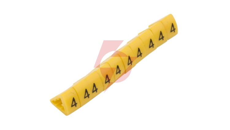 Oznacznik przewodów OZ-2/4 żółty E04ZP-01020400500 /100szt./