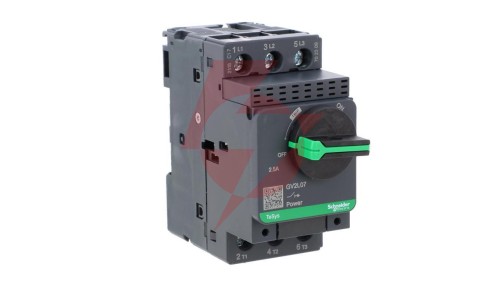 TeSys Deca Wyłącznik silnikowy 3P 0,75kW 2,5A GV2L07