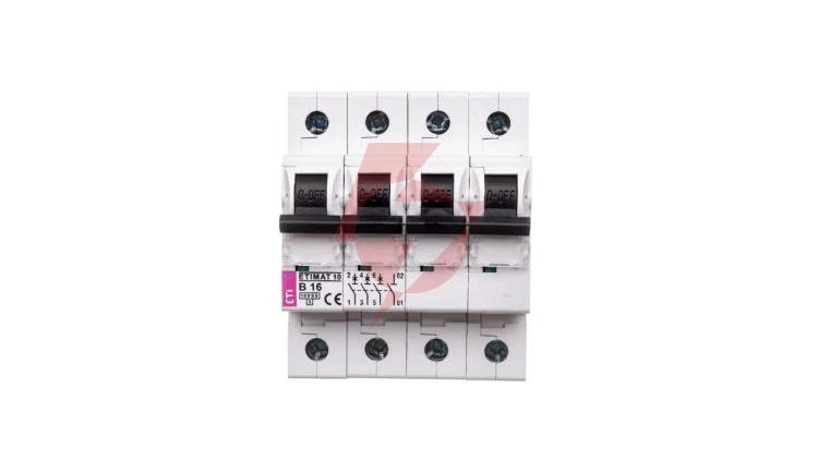 Wyłącznik nadprądowy 3P+N B 16A 10kA AC ETIMAT10 02126716