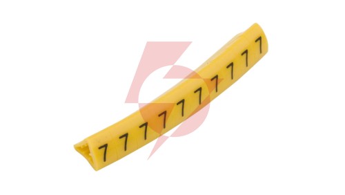 Oznacznik przewodów OZ-2/7 żółty E04ZP-01020400800 /100szt./