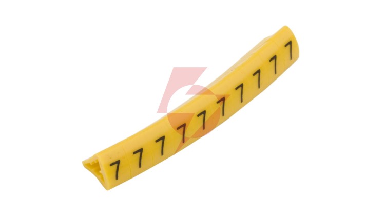 Oznacznik przewodów OZ-2/7 żółty E04ZP-01020400800 /100szt./
