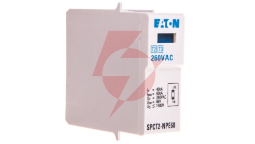 Wkład ogranicznika przepięć Typ T2 30kA 260V AC NPE SPCT2-NPE60 167617