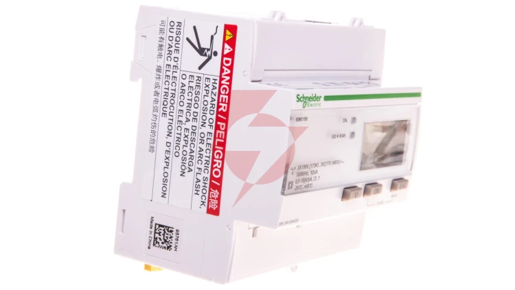 Licznik energii elektrycznej 1/3-fazowy 63A 100-277/173-480V kl.1 Modbus cyfrowy modułowy iEM3150 A9MEM3150
