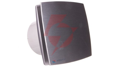 Wentylator łazienkowy fi 125 230V 16W 167m3/h 34dB z timerem szczotkowane aluminium 125LDATMET