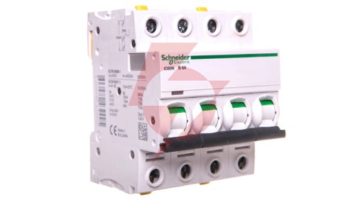 Wyłącznik nadprądowy 4P B 6A 6kA AC iC60N-B6-4 Acti9 A9F03406