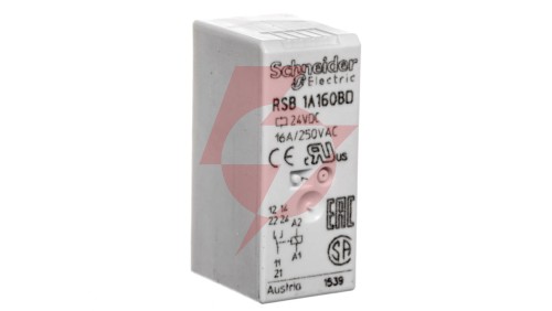 Przekaźnik interfejsowy 1P 16A 24V DC AgNi RSB1A160BD