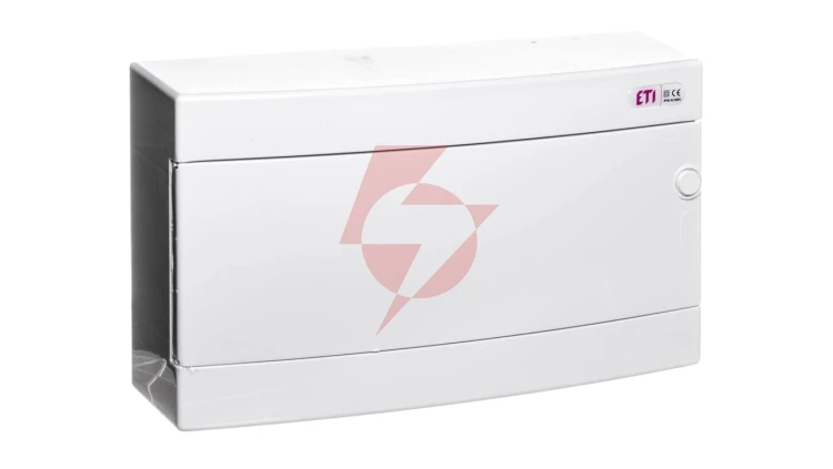 Rozdzielnica modułowa 1x18 natynkowa drzwi białe / IP 40 400V AC / ECT18PO-s 001101071
