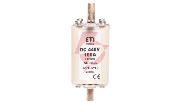 Wkładka bezpiecznikowa NH00 100A 440V DC 004110212