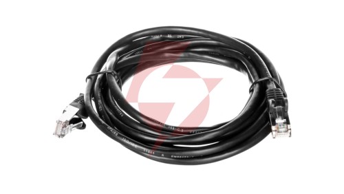 Kabel krosowy patchcord F/UTP kat.5e CCAczarny 3m 68660
