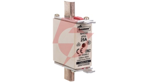 Wkładka bezpiecznikowa NH000 25A gL/gG 500V 25NHG000B