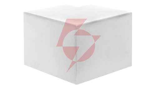 Narożnik do kanałów kablowych płaski AP 60x60 biały ECAP6060B