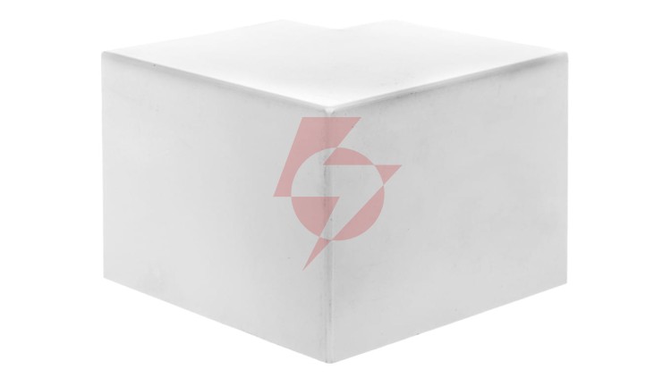 Narożnik do kanałów kablowych płaski AP 60x60 biały ECAP6060B