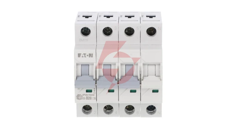 Wyłącznik nadprądowy 3P+N B 20A 6kA AC xPole Home HN-B20/3N 194902