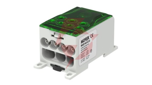 Blok dystrybucyjny - rozdzielczy OJL400A zielony we:1xAL/CU 95-240mm2 wy: 3x6-50mm2 4x2,5-35mm 1000V MAB1401G10