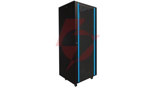 Szafa rack stojąca Extralink 37U 600x600 Czarna