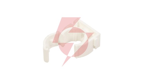 Uchwyt zamknięty do rur 16mm biały UZE-16 /100szt./