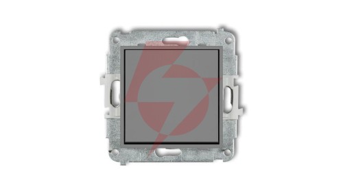 ICON Mechanizm łącznika krzyżowego (jeden klawisz bez piktogramu) szary mat 27IWP-6.1