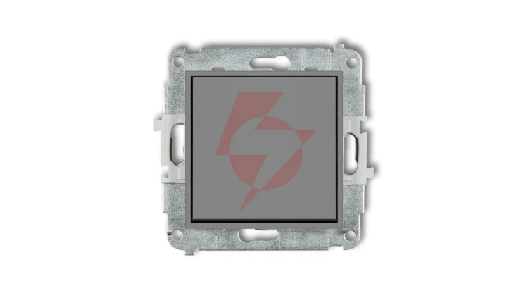 ICON Mechanizm łącznika krzyżowego (jeden klawisz bez piktogramu) szary mat 27IWP-6.1