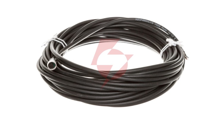 Złącze żeńskie M8 proste 4-pinowe kabel 10m PUR XZCP0941L10