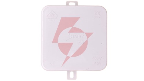Puszka n/t hermetyczna pusta 75x75x38mm IP54 z dławicą zintegrowaną szara N5 samogasnąca bezhalogenowa 83005002