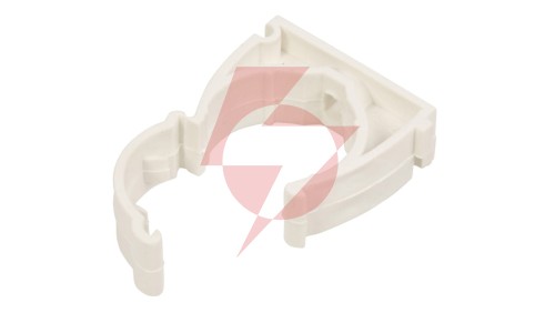 Uchwyt zamknięty do rur gładkich UZ 32 biały 68047 /50szt./