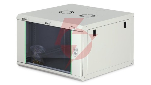 Szafa sieciowa wisząca Dynamic 19 7U rack 600x600, drzwi szyba, szary, niezłożona, 60kg DN-37102