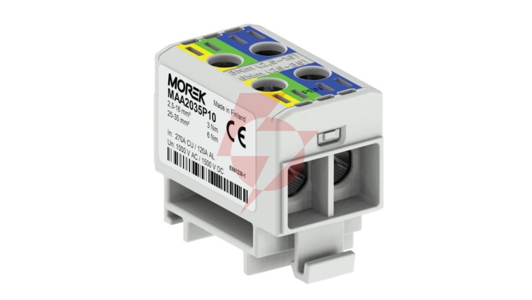 Złączka OTL-PEN 35-2 żół.ziel./nieb. 2xAl/Cu 2,5-35mm² 1000V AC/1500V DC Złącze uniwersalne MAA2035P10