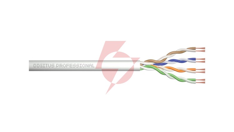 Kabel teleinformatyczny U/UTP kat.5e 4x2xAWG24/7 linka Digitus DK-1511-P-305-1 /305m/
